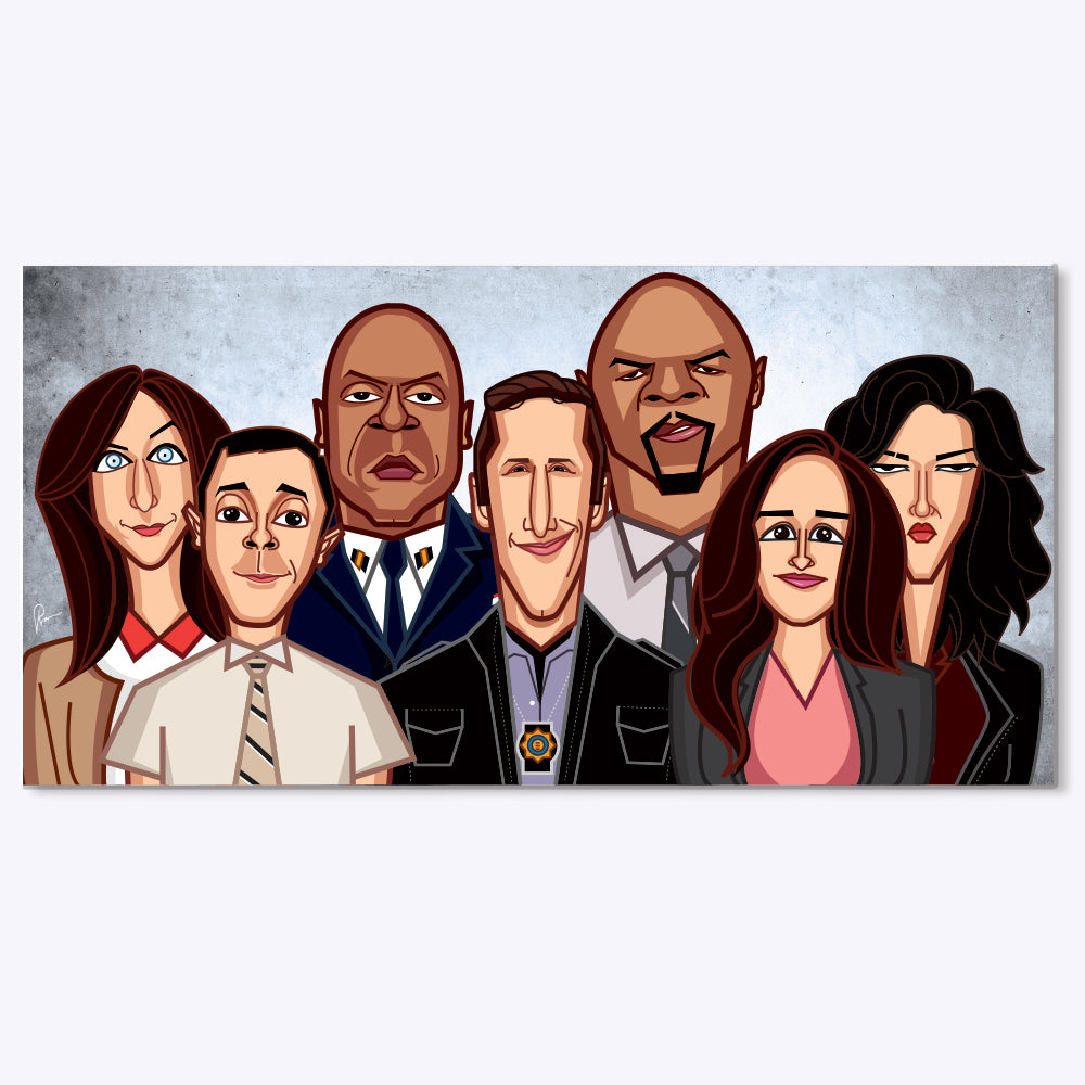 Detectives from 99 Wall Art Laminate