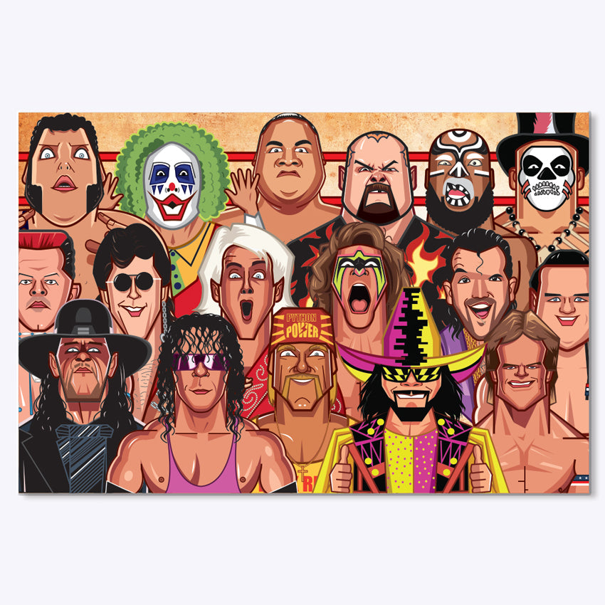 90s Childhood Legends Wall Art