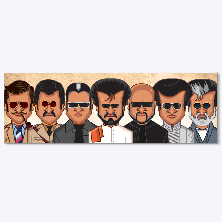 Evolution of Rajini Wall Art