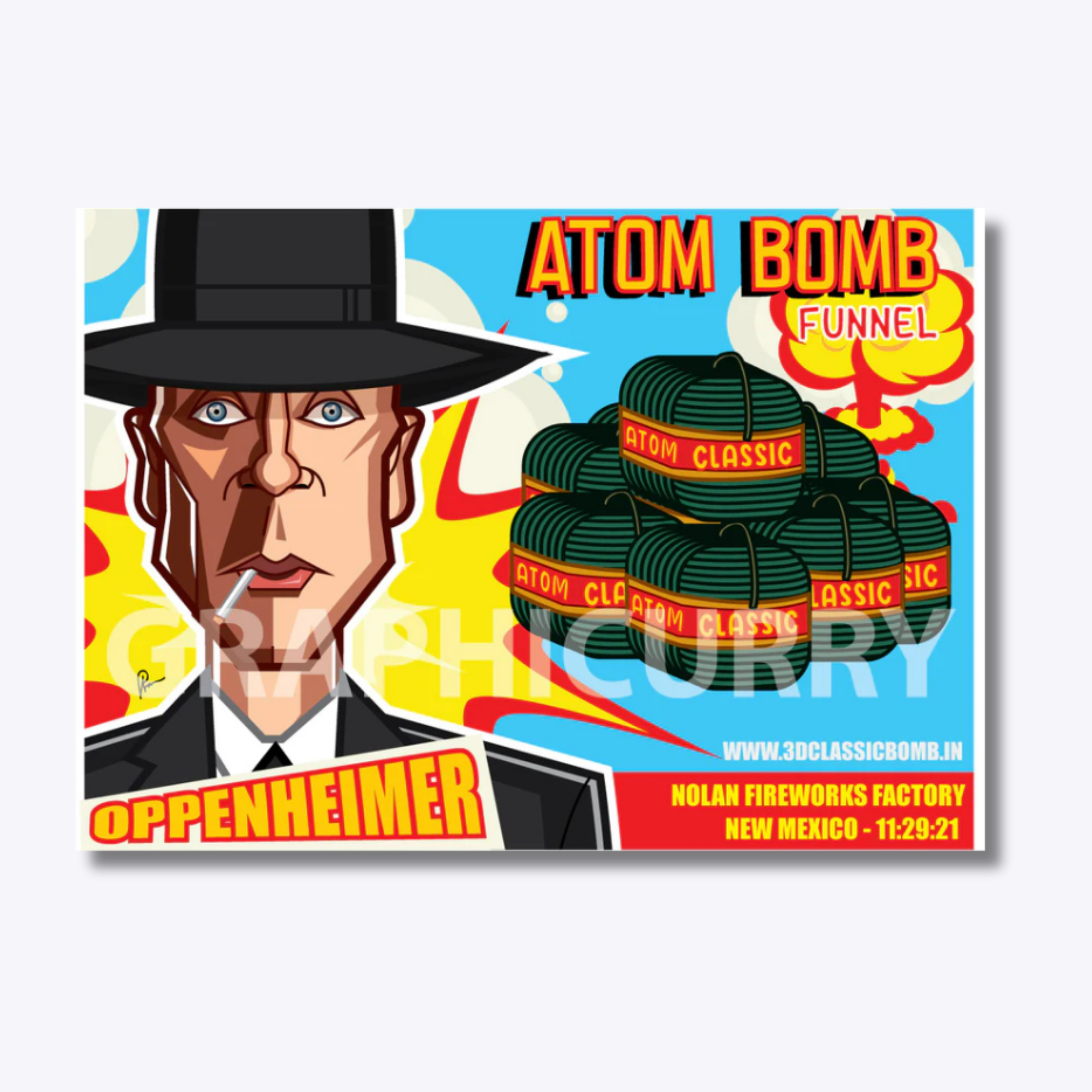 Atom Bomb Classic Wall Art