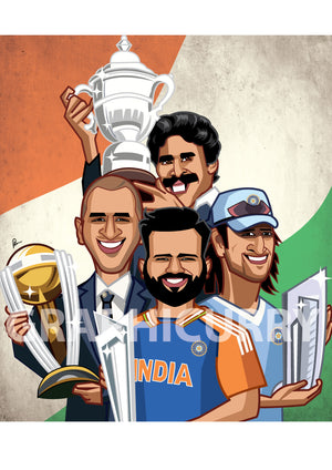 Victory Through Ages: India's World Cup Captains!
