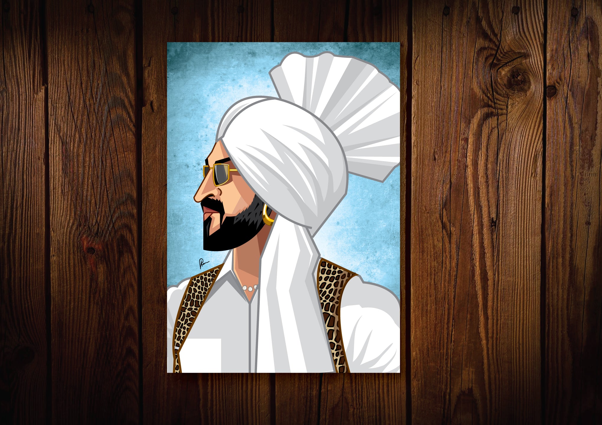 Diljit Tribute Art Limited edition Laminates