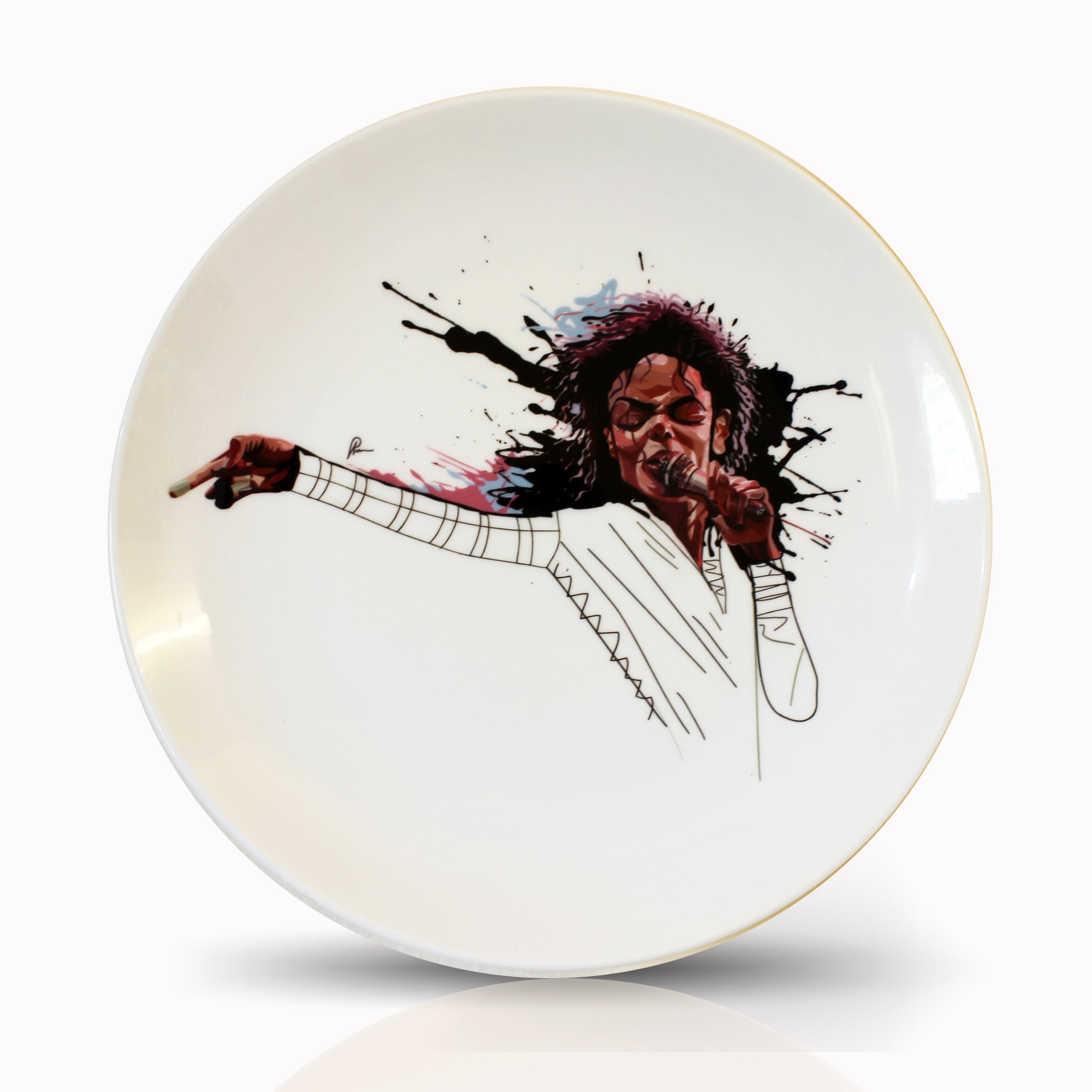 Michael Jackson Ceramic Decor Plate