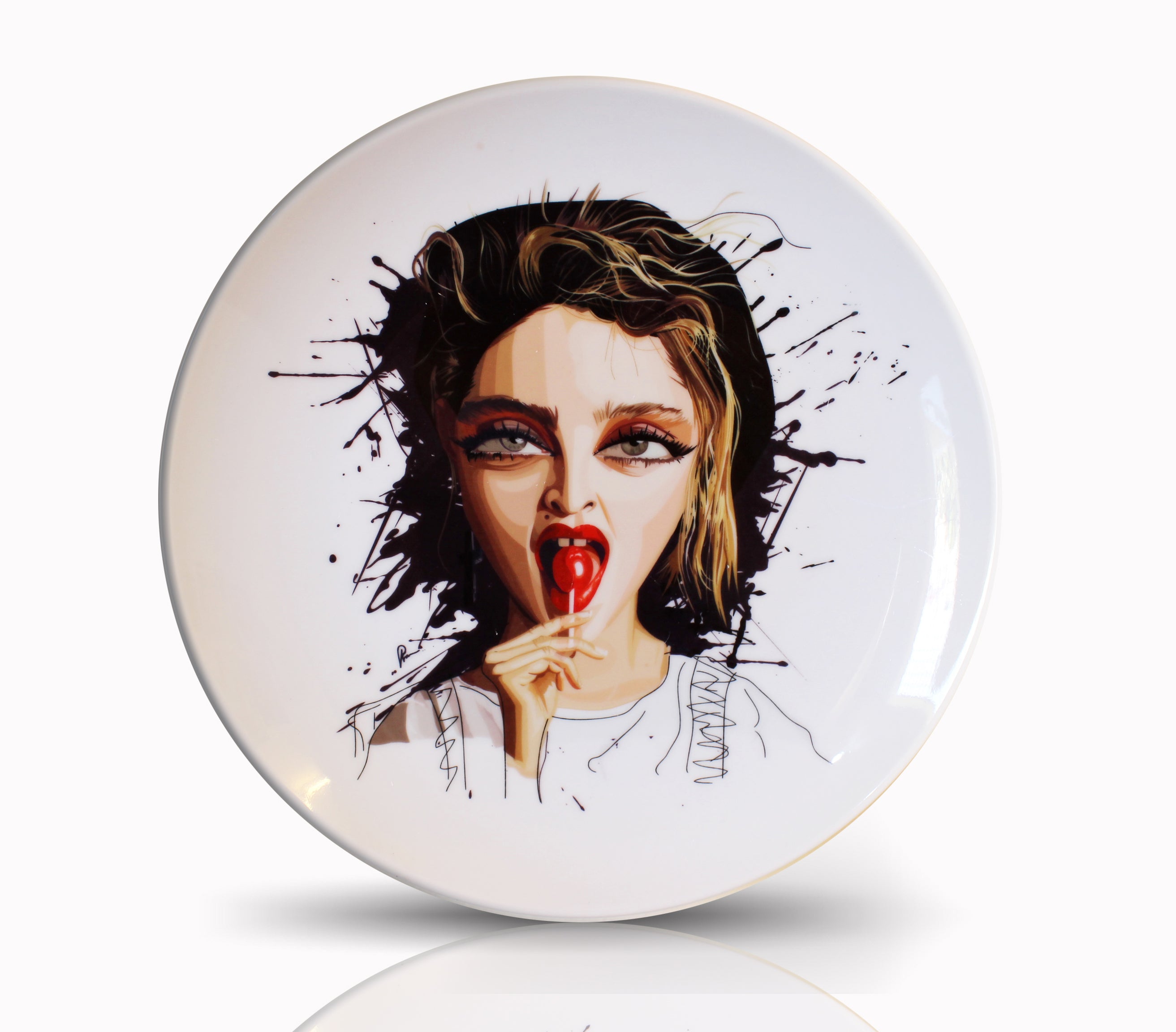 Material Girl Decor Plate