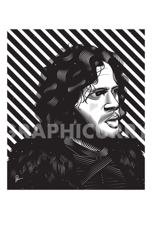 Jon Tribute Wall Art by Graphicurry