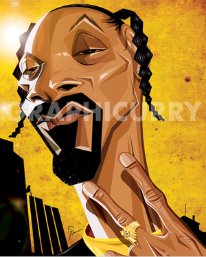 Snoop Wall Art by Graphicurry