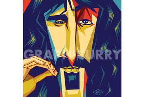 Zappa SquarePop Art by Graphicurry