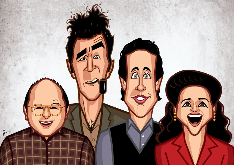 Seinfeld Caricature by Prasad Bhat