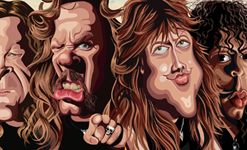 Metallica Wall Art by Graphicurry