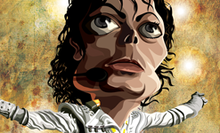 Michael Jackson Tribute Wall Art by Graphicurry