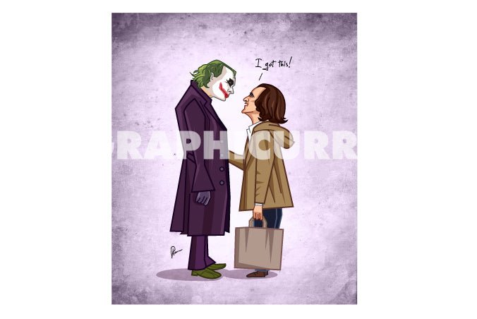 Joker Meets Joker Mini Wall Art