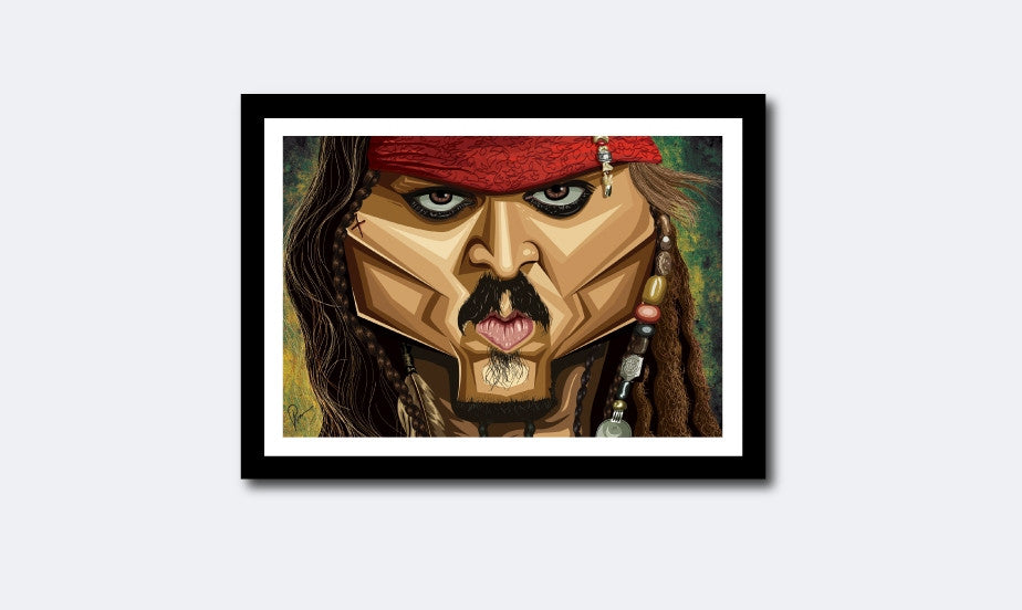 Thumbnail of Framed artwork of The Pirate by Prasad Bhat, Graphicurry